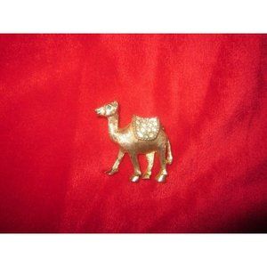 Vintage Marked J.J. Camel Pin Good Condition